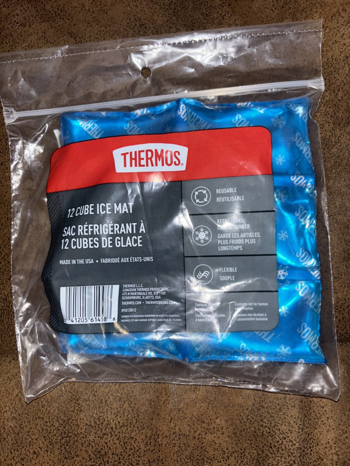 Reusable 12 Cube Ice Cube Mat
