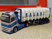 1/87 Herpa Volvo Fh Gl. 2020 30-Ft.-Bulkcontainer-Sz Salari 314718