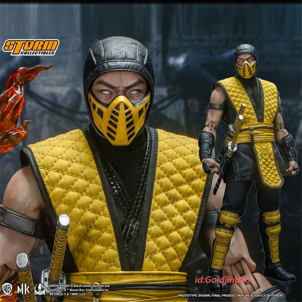 Scorpion Mortal Kombat storm モータルコンバット Storm Toys Mortal Kombat Scorpion Action Figure Model In