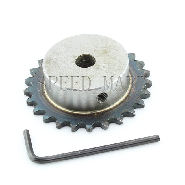 Pignon Métal 10 Dents - Alésage 8mm - Pour Chaîne Rouleau - Transmission Mécanique