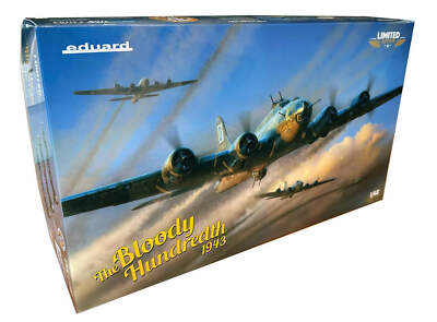 Eduard 1/48 Eduard The Bloody Hundredth 1943 B-17F Flying Fortress Super Kit (2n