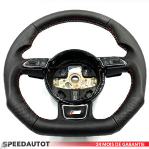 Volant Tuning Cuir S-Line DSG Reconditionné Pour Audi A4 A6 A8 A5 - Garantie 24 Mois