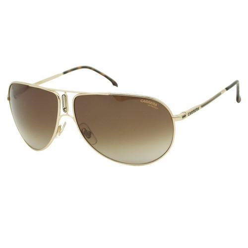 Carrera GIPSY65 J5GHA Gold Men's Sunglasses Brown Gradient 64-11-135 W/Case