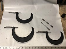 MACHINIST  LATHE TOOL MILL 3" to 6" Micrometers Gages Kndy Bx