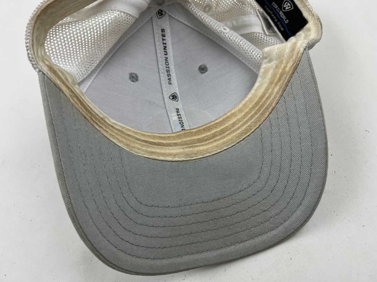 2M Company Hat Cap Snapback Gray White Adjustable Embroidered Mens