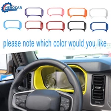 Dashboard Instrument Frame Trim Decor Ring Cover For Ford Bronco 21+Accessories