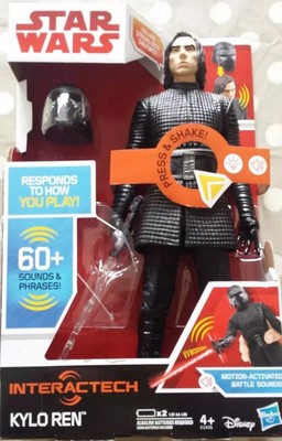 Hasbro Disney STAR WARS Kylo Ren Interactech Electronic over 60 sounds /& phrases