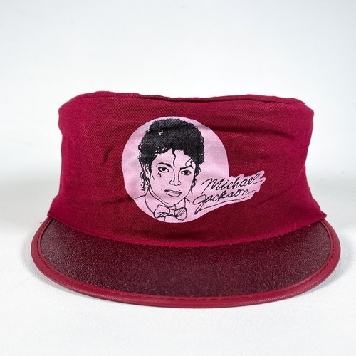 Vintage 80's Michael Jackson Thriller Painters Cap Hat - Picture 2 of 15