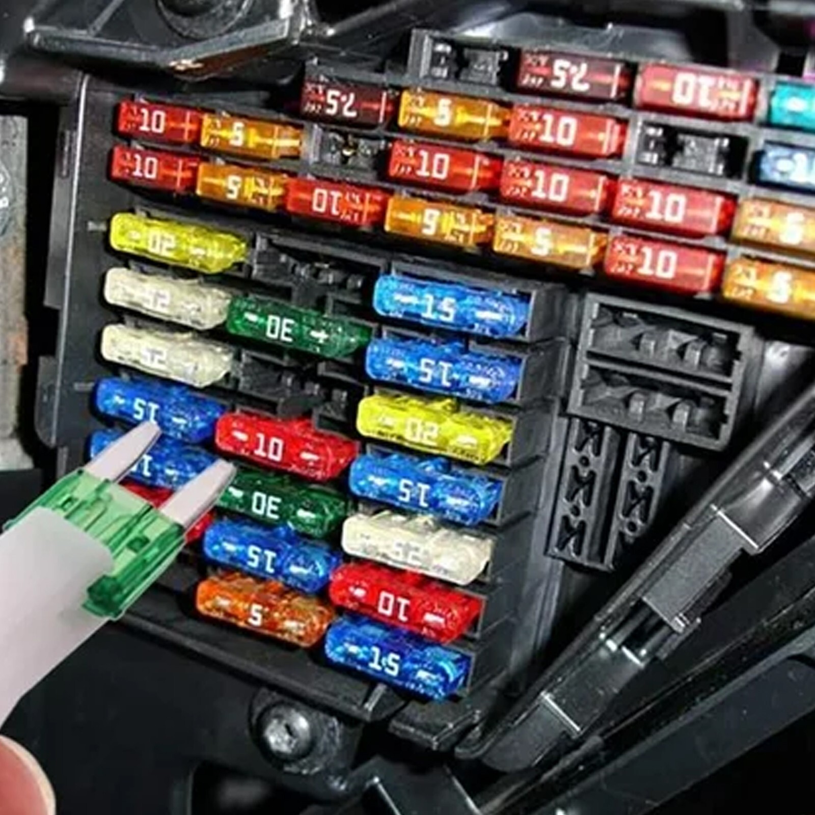 Mini Blade Fuses 10Amp Automotive Car Fuse 10 pcs Mini Vehicle fuse Red