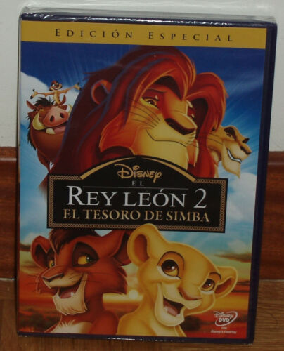 EL REY LEON 2 EL TESORO DE SIMBA DVD DISNEY NUEVO PRECINTADO ANIMACION R2 - Photo 1/1