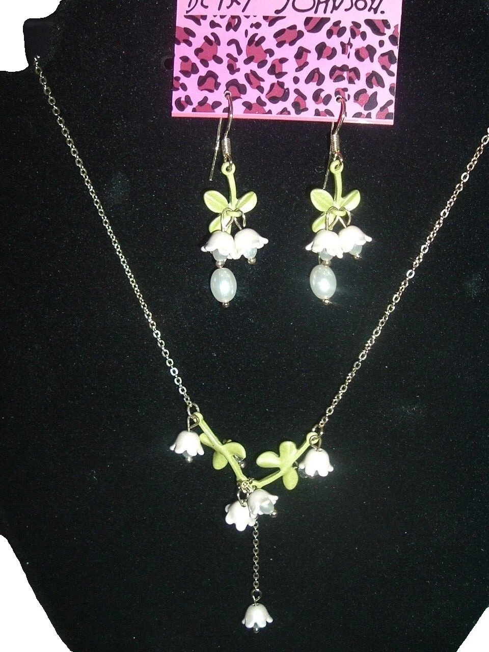 Betsey Johnson Pearl Fashion Jewelry Sets