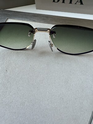 DITA Grand Imperyn green gold unisex sunglasses brand new authentic Dita GRAND IMPERYN DTS-164-02 White Gold GreenGradient Lens  main image 3