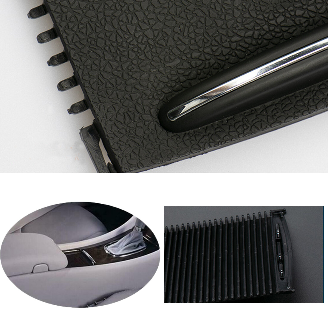 Car Center Console Sliding Shutters Cup Holder Roller Shutter Cover For Mercedes C Class W203 2000 2007 2036800123 9051