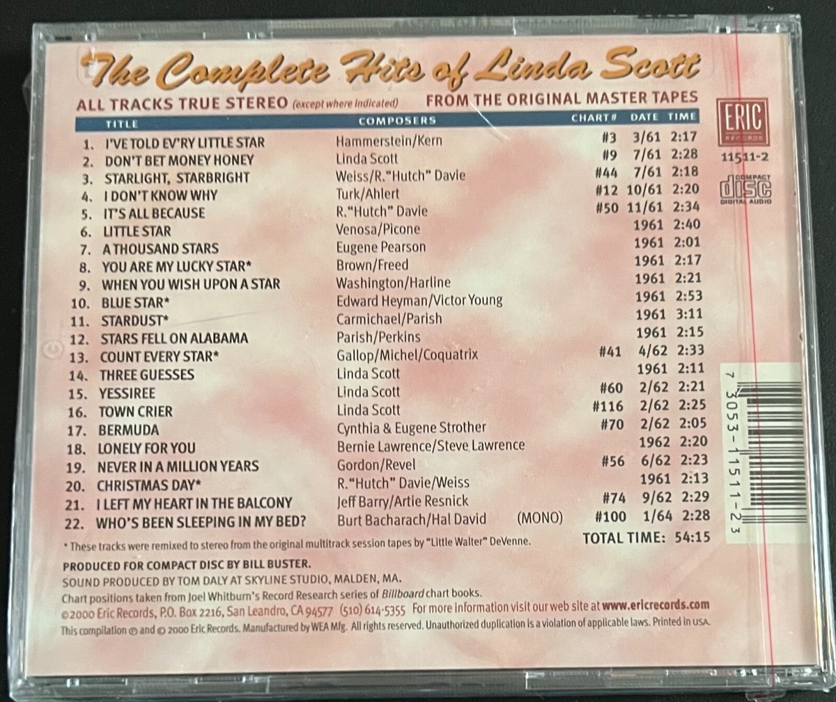THE COMPLETE HITS OF LINDA SCOTT - CD BRAND NEW | eBay