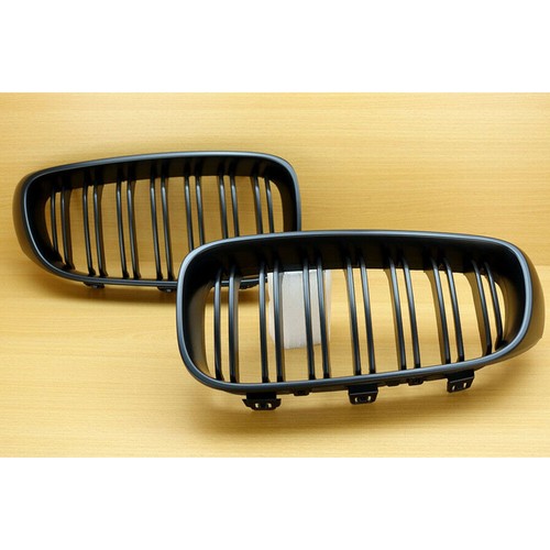 Metal Type Matte Black ABS Front Grille Grill Hood 2014-2018 BMW F34 GT 5DR 330i - Picture 5 of 7