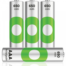 GP Recyko+ 650mAh AAA 1.2v Rechargeable NiMH Battery 4pcs 2.75 per battery