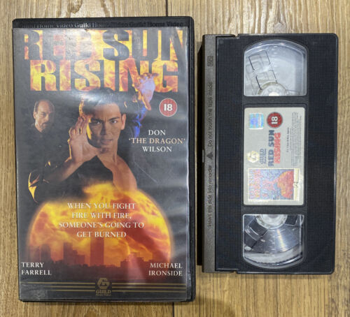 SELTENE Red Sun Rising VHS - Don The Dragon Wilson - Big Box Guild Heimvideo (18) - Bild 1 von 5