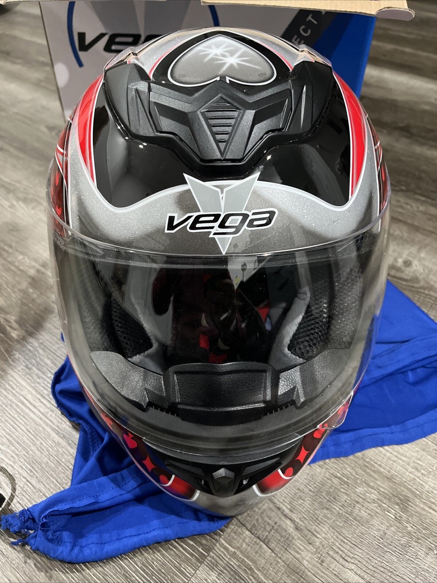 Vega Helmet Insight Full Face Quick Release Red Ace Small / 6843