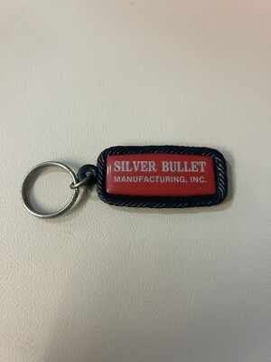 #ad Silver Bullet Manufacturing Inc. Vintage Keychain $6.00