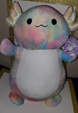 Squishmallows 18 inch Hug Mees Tinley the Tie Dye Axolotl NEW Easter 2023