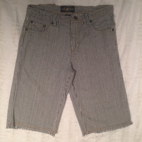 Lucky Brand Shorts Bermudas Size 14 Youth Checkered Blue/white - Picture 7 of 12