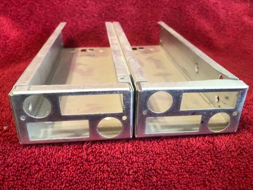 MOUNTING TRAYS FOR TERRA NAV/COMM WITH ONE BACKPLATE EACH 10 IN LONG - Picture 3 of 6