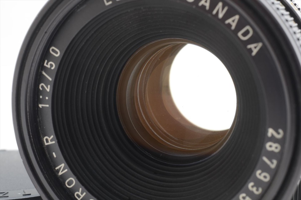 Leica SUMMICRON-R 50mm f/2 レンズ　3CAM Leica 50mm f/2 Summicron-R 3RD Cam Lens, Made in Canada {55