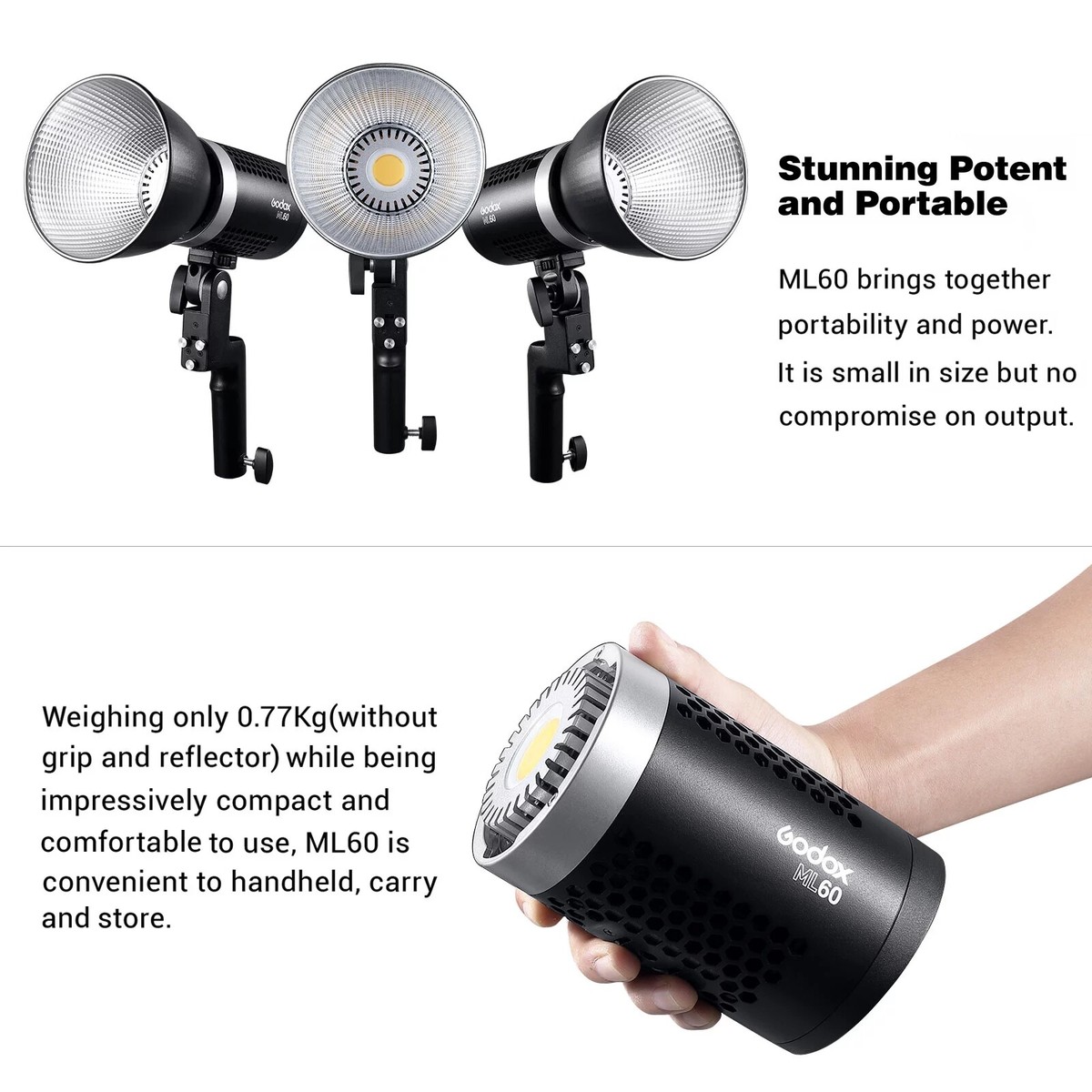 GODOX ML60 AD-S60S付き Amazon.com : Godox AD-S60S Portable Softbox 23.6inch/60cm