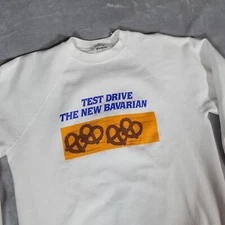 Vintage Rold Gold Pretzels Raglan Sweatshirt Mens M (Estimated) Made In USA 90s