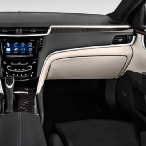 CACAO 2013-2015 Cadillac XTS TABLERO PASAJERO PANEL MOLDURA VENTILACIÓN CROMO ACOLCHADO INSERTO Foto 2 de 4