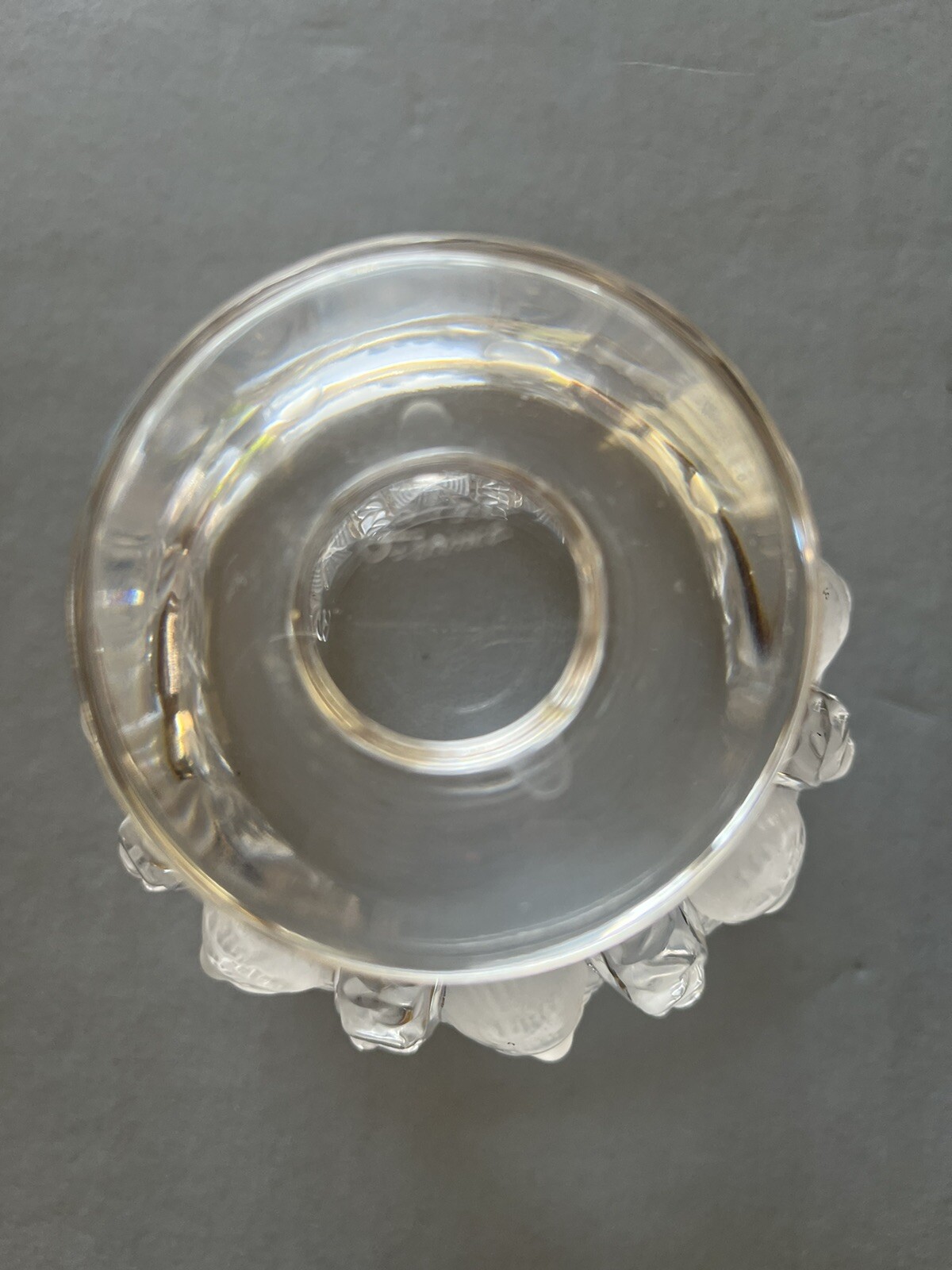 Vintage Lalique Dampierre Crystal Vase Beautiful Birds And Vines eBay