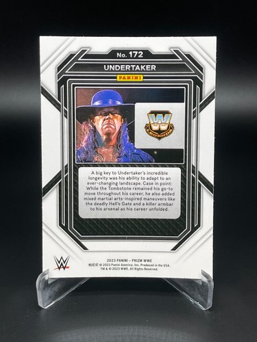 2023 Panini Prizm WWE The Undertaker #172 - Spedizione gratuita - Foto 2 di 2