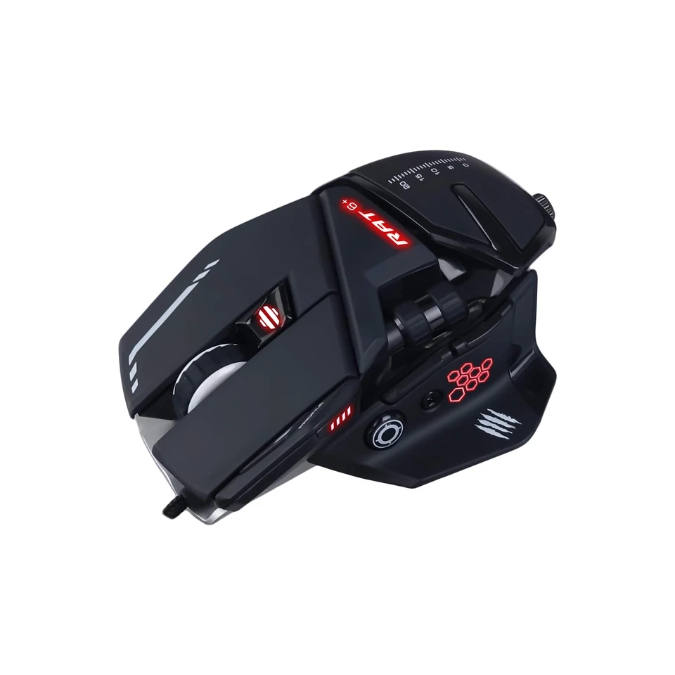 MadCatz R.A.T. 6+ Optical Gaming Mouse Black - Bild 3 von 4