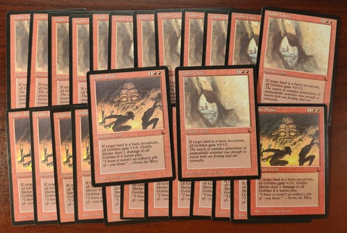 GOBLIN CAVES / GOBLIN SHRINE (1 each) mtg LP The Dark Common