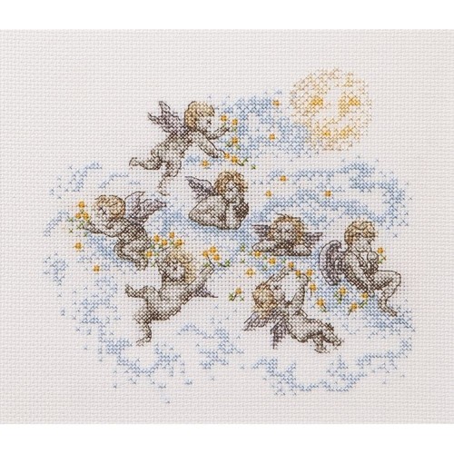 Cross-stitch kit Small Angels 575A thea gouverneur Aïda