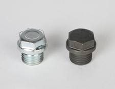 6-kant Verschlussschraube DIN 910 Stahl 5.8 blank / verzinkt  Metrisch / Gasrohr