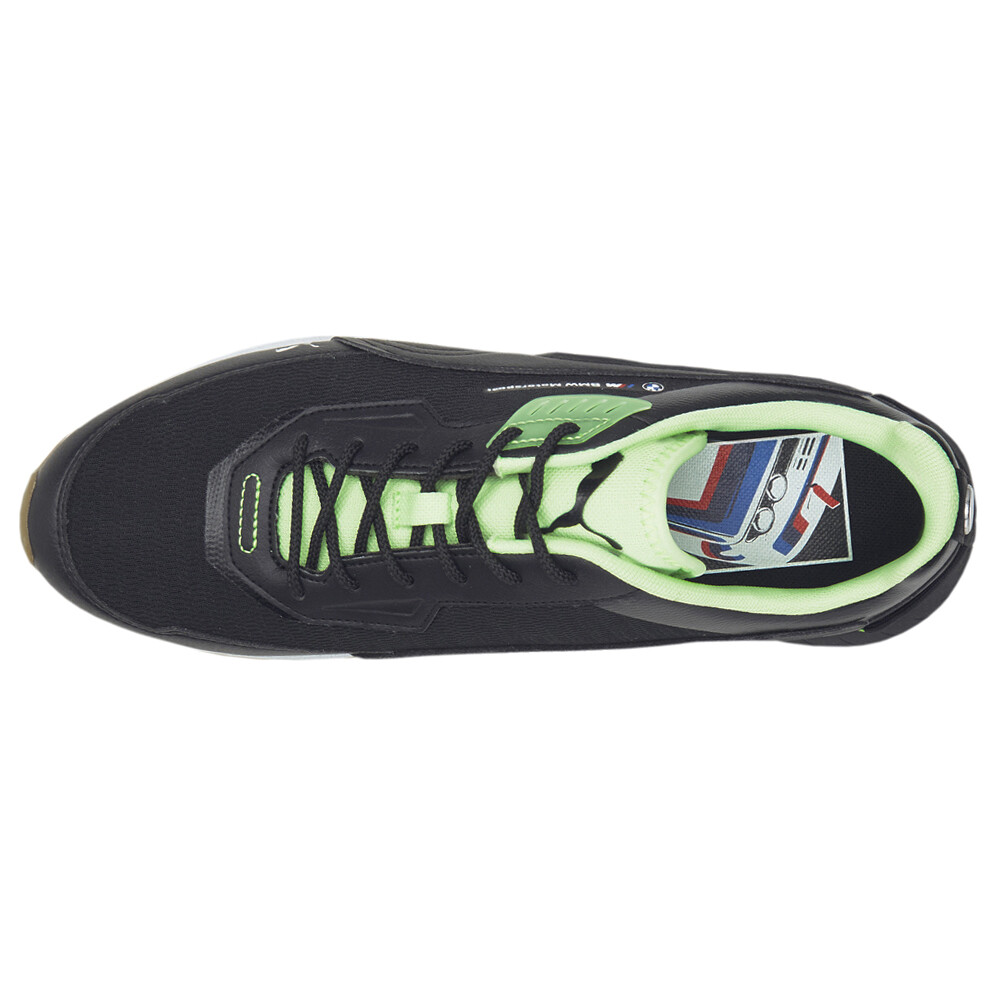 えむ PUMA Bmw Mms Xxi Lace Up Mens Black Sneakers Casual Shoes