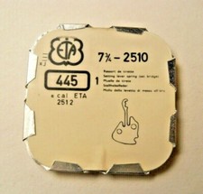 ETA PART 445 - SETTING LEVER SPRING - SET BRIDGE - CAL 2510 2512 SIZE 7 3/4