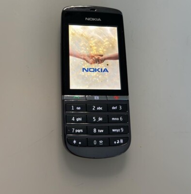 Nokia Asha 300 (RM-781) Schwarz schlechter Zustand, volle Funktion, Teilespender