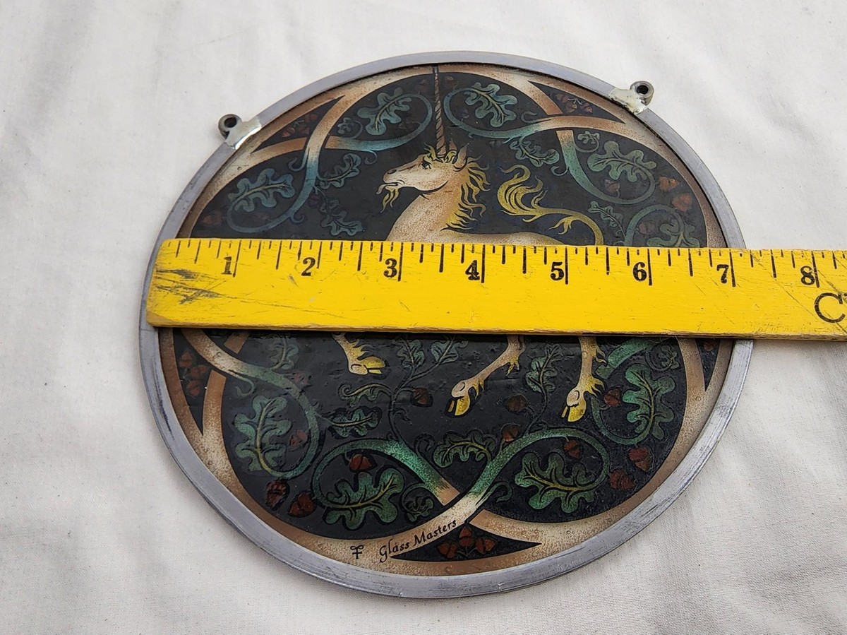 Glass Masters Stained Glass Unicorn Hanging Art - Multicolor | eBay