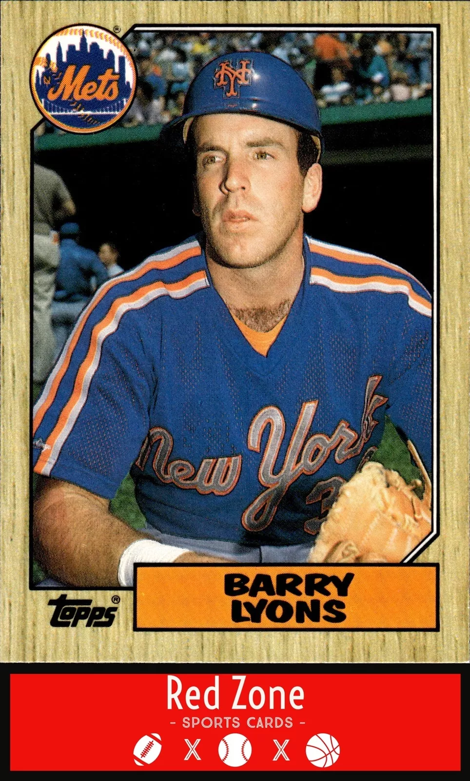 Barry Lyons trading card