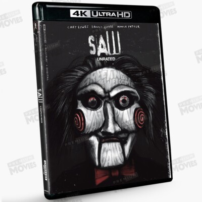 Saw (2004) 4K Ultra HD Blu-ray 2-Disc US Release w/Leigh Whannell