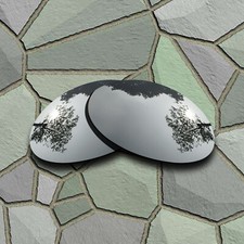 Chrome Titanium Polarized Lenses Replacement For-Oakley Eye Jacket Redux OO9438
