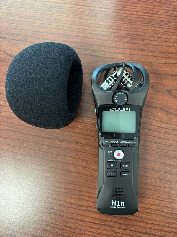 Zoom H1n Handy Recorder, Black, Tested! Digital Recorder