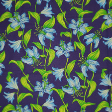 Tela de lirio azul 54 x 44 R.E.D. Textiles internacionales