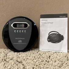 Insignia Portable CD Player NS-P4112 60 Sec Anti-Shock Tested Working. No Phones