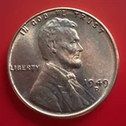 1949-D Red Gem BU Lincoln Wheat Cent, a 1 cent coin, is available for fast ship