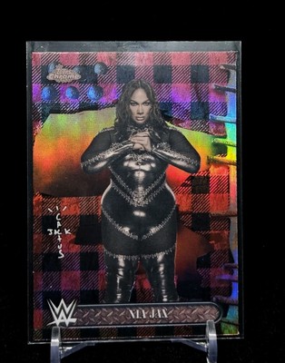 Nia Jax #13  2025 Topps Chrome WWE Cactus Jack Red Flannel Diva Wrestling Karte 