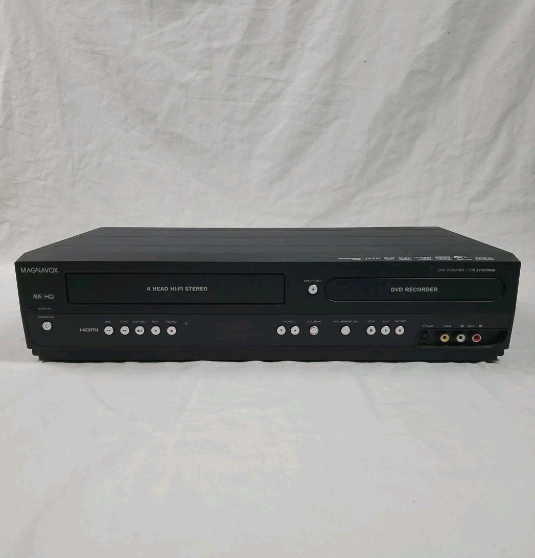 Magnavox ZV427MG9 DVD Recorder & VCR Combo NO REMOTE Tested *READ*