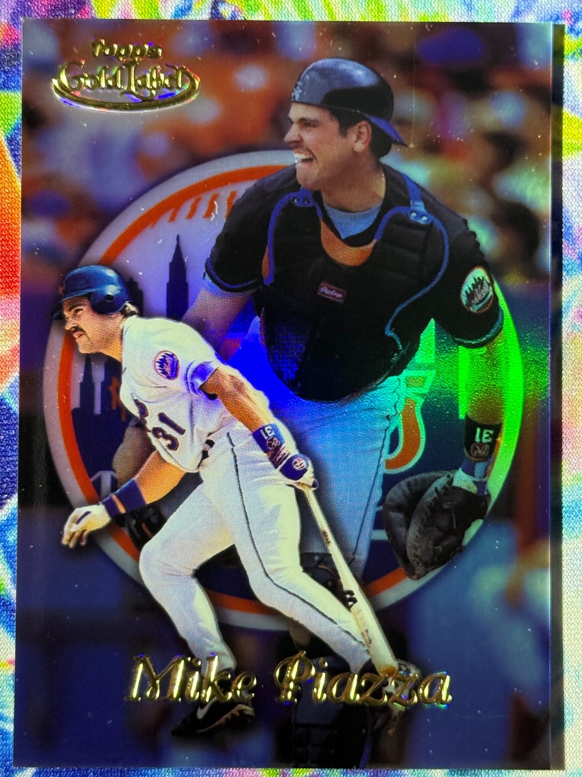 1999 Topps Gold Label #1 Mike Piazza Mets